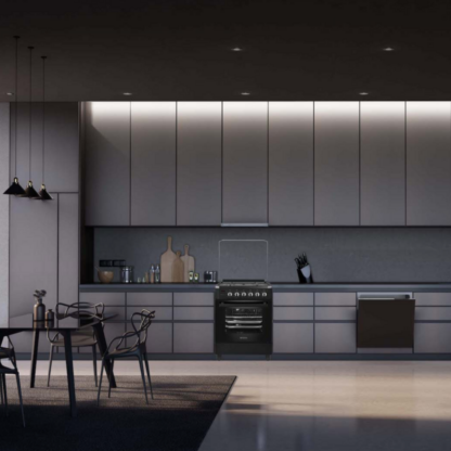 Wiggo - gasfornuis met oven - WO-E609R(BB)