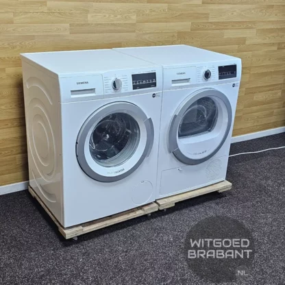 Siemens - wasmachine en warmtepompdroger - WM14T490NL en WT45H281NL